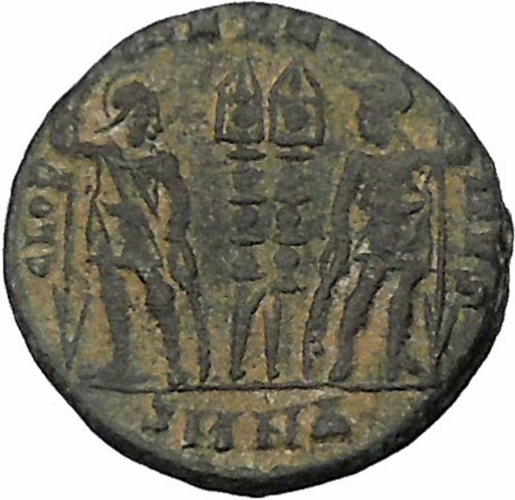 CONSTANTINE I the GREAT Ancient Roman Coin Legion Glory of the Army i45998