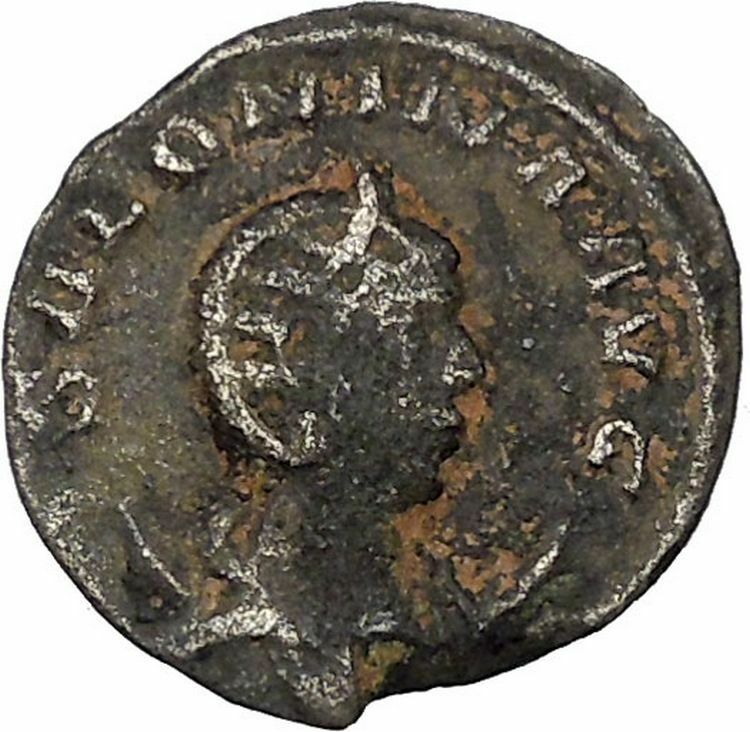 SALONINA wife of GALLIENUS 255AD Ancient Silver Roman Coin i45918