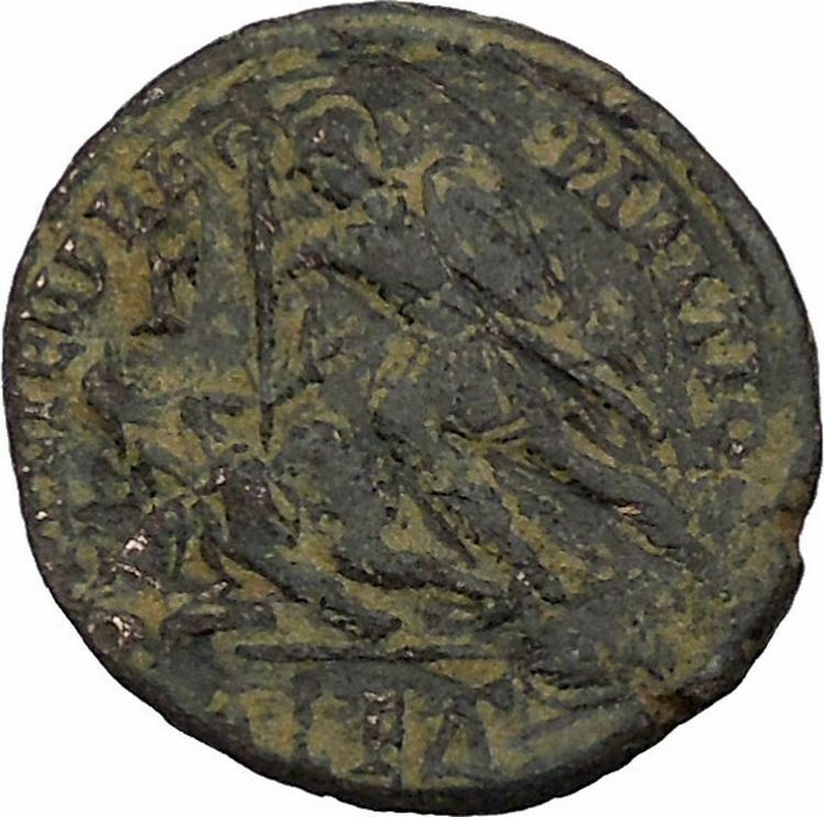 CONSTANTIUS II Constantine the Great son Ancient Roman Coin Battle Horse i45959