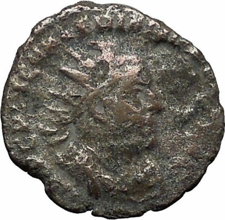 VALERIAN I raising kneeling woman 255AD Authentic Ancient Roman Coin i46410