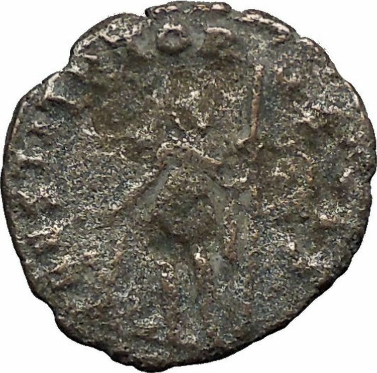 VALERIAN I raising kneeling woman 255AD Authentic Ancient Roman Coin i46410