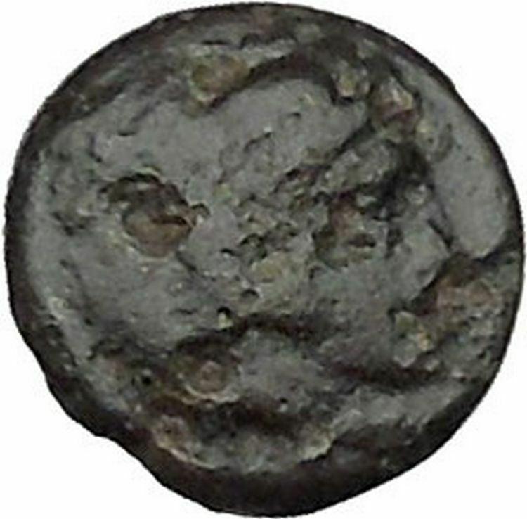 Pergamon in Asia Minor 300BC Ancient Greek Coin Hercules Athena Cult i46038