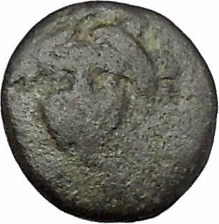 CHALKIS in EUBOEA 290BC Hera Eagle Authentic Ancient Greek Coin i45477