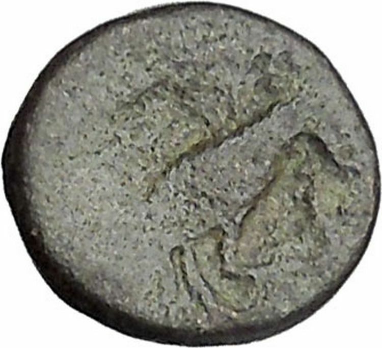 CHALKIS in EUBOEA 290BC Hera Eagle Authentic Ancient Greek Coin i45477