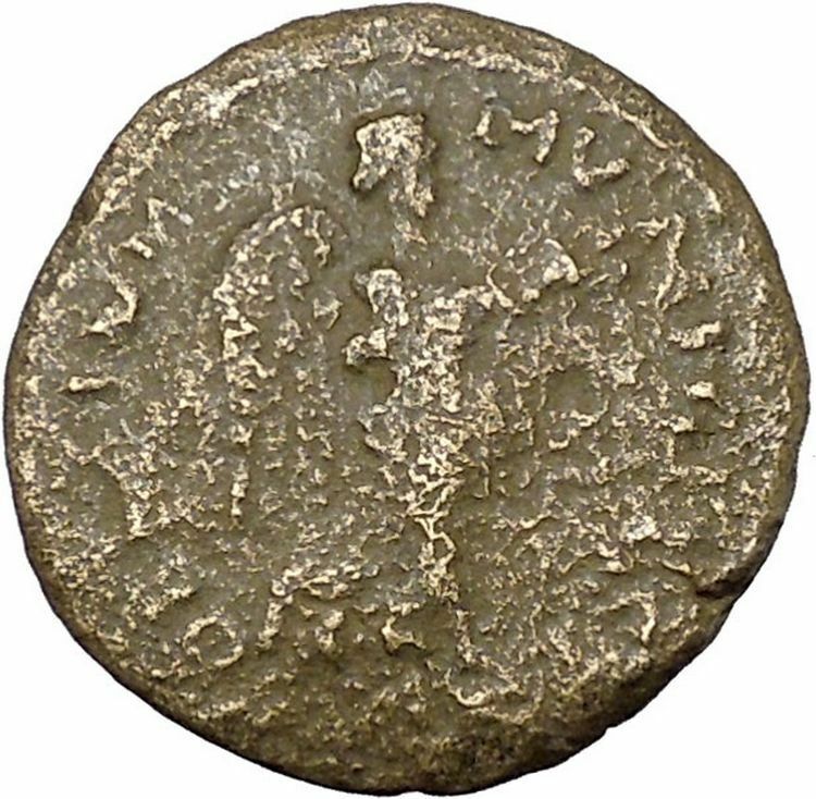 CARACALLA 198AD Stobi Macedonia Nike Victory Authentic Ancient Roman Coin i45449