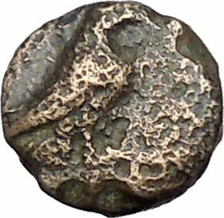 Kyme in Aeolis 350BC EAGLE & VASE on Authentic Ancient Greek Coin i48598