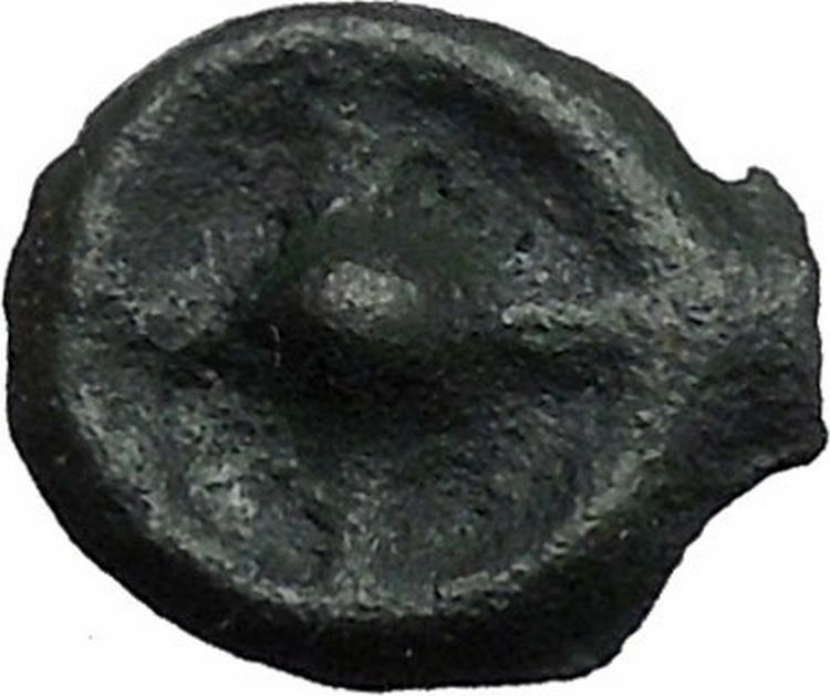 ISTROS Thrace 500BC Wheel Money Authentic Ancient Greek Coin BLACK SEA i48210