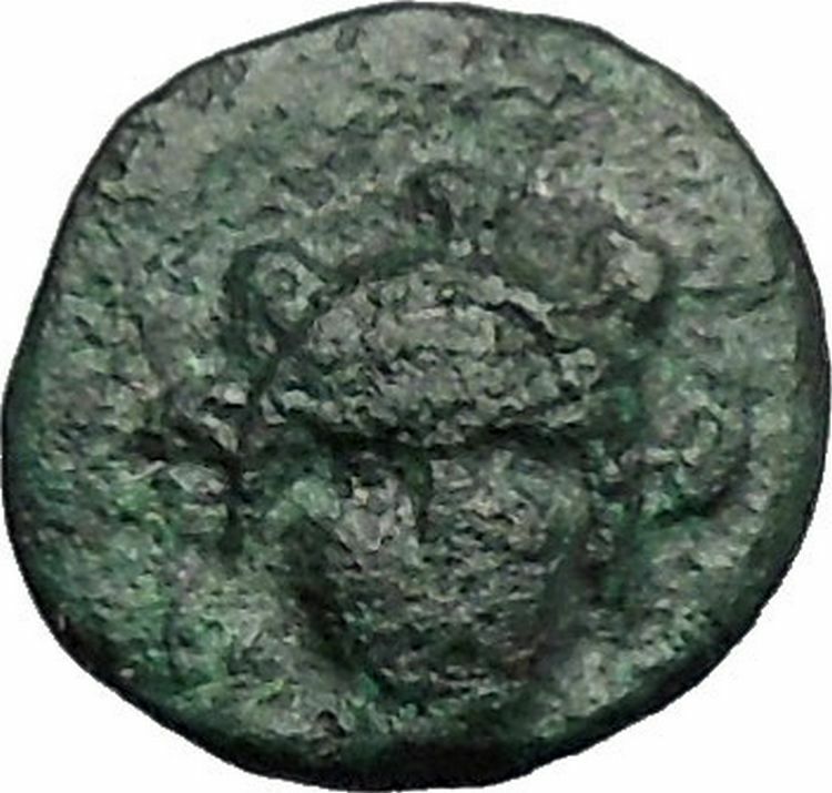 CHALKIS in EUBOEA 290BC Hera Eagle Serpent Authentic Ancient Greek Coin i48797