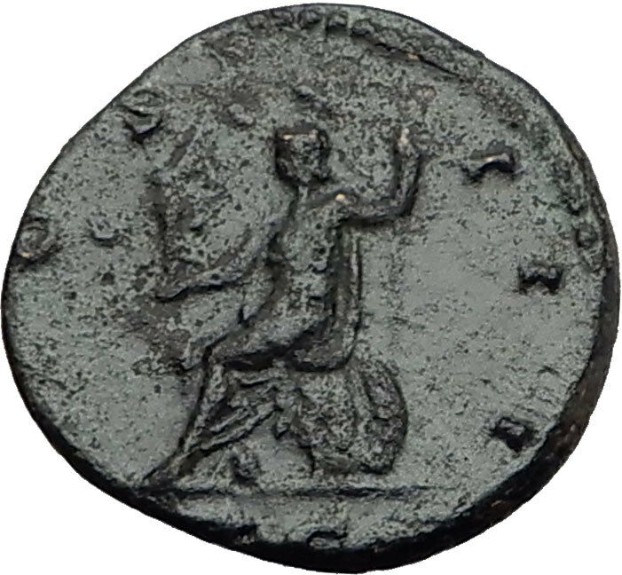 HADRIAN Rare Quadrans Semis 124AD Rome ROMA Authentic Ancient ROman Coin i60652