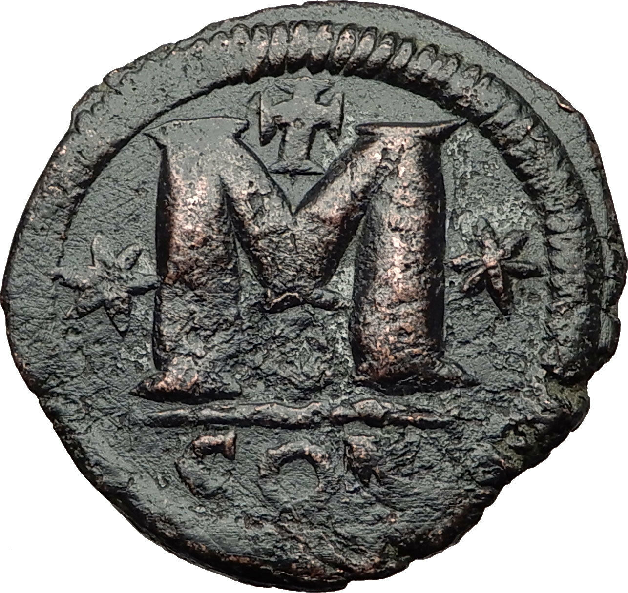 ANASTASIUS 491AD Constantinople Follis Authentic Medieval Byzantine Coin i60660