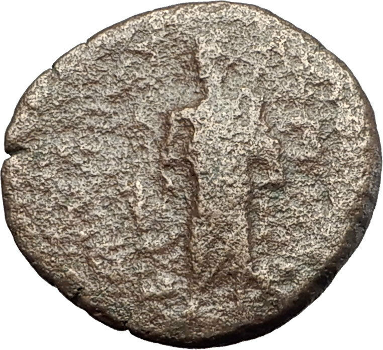 ANTONINUS PIUS 138AD Cyzicus Mysia Ancient Roman Coin ASCLEPIUS MEDICINE i61403