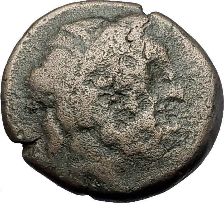 AMPHIPOLIS in MACEDONIA 148BC Rare R2 Ancient Greek Coin POSEIDON CLUB i61336