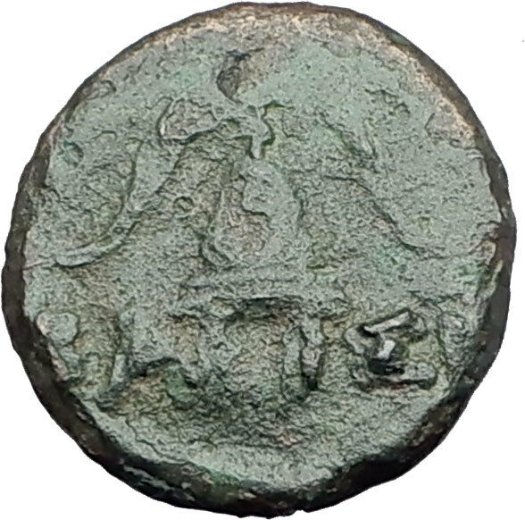 DEMETRIOS I Poliorketes MACEDONIA King Shield Helmet Ancient Greek Coin i61621