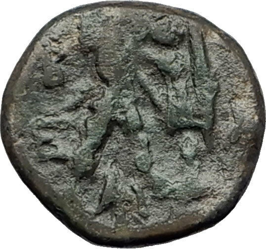 Antigonos II Gonatas 274BC Macedonia Ancient Greek Coin ATHENA PAN TROPHY i62281