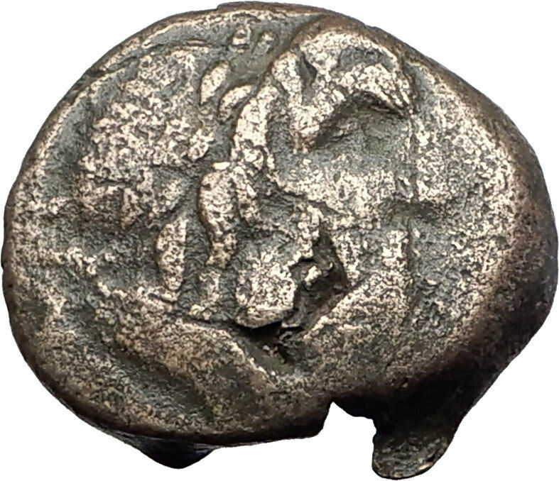 THESSALONICA Macedonia 148BC RARE Genuine Ancient Greek Coin ZEUS & GOATS i61555