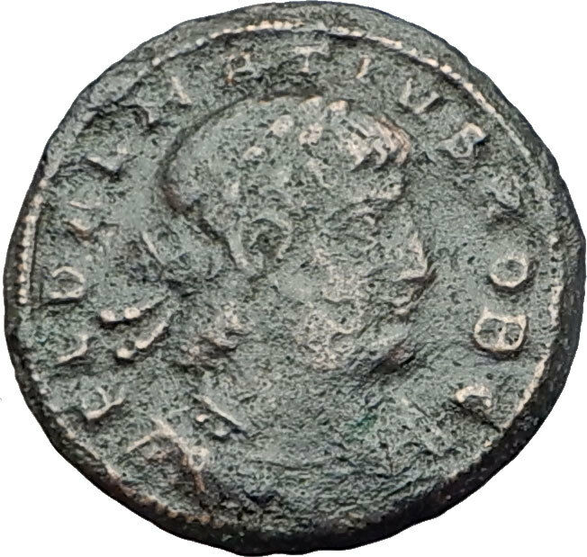 DELMATIUS Dalmatius 335AD Authentic Ancient Roman Coin - GLORY OF ARMY i61587