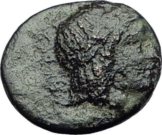 Kolophon Colophon IONIA 360BC Authentic Ancient Greek Coin APOLLO & HORSE i63238