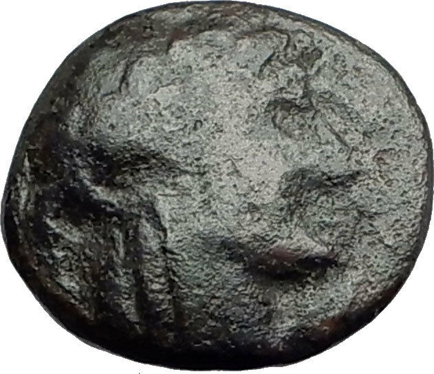 ANTIOCHOS III Megas 222BC RARE R1 Ancient Greek SELEUKID King Coin APOLLO i62763