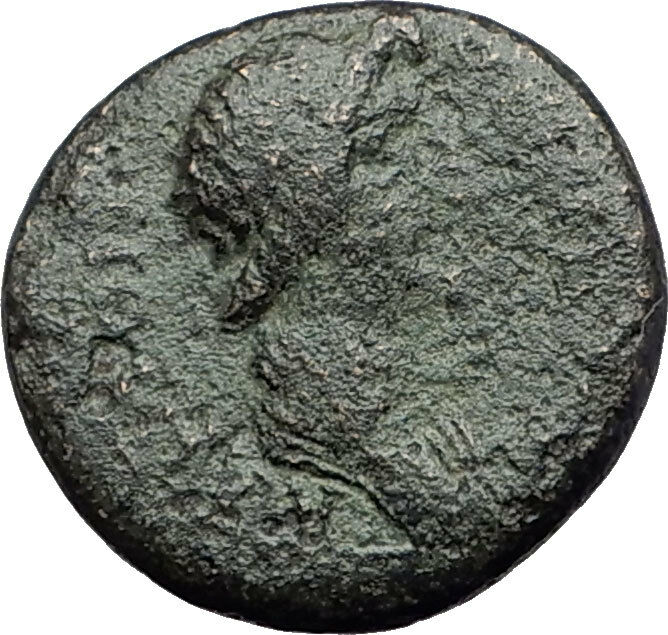 PERGAMON in Mysia 40AD Authentic Ancient Greek Coin ROMAN SENATE & ROMA i63209