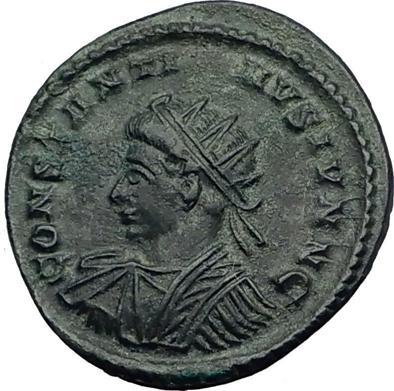 CONSTANTINE II Junior 321AD London Londinium Authentic Ancient Roman Coin i64052