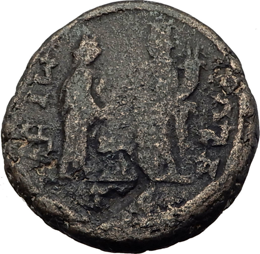 ELAGABALUS Very Rare Possibly Unpublished GAZA Judaea Ancient Roman Coin i64140