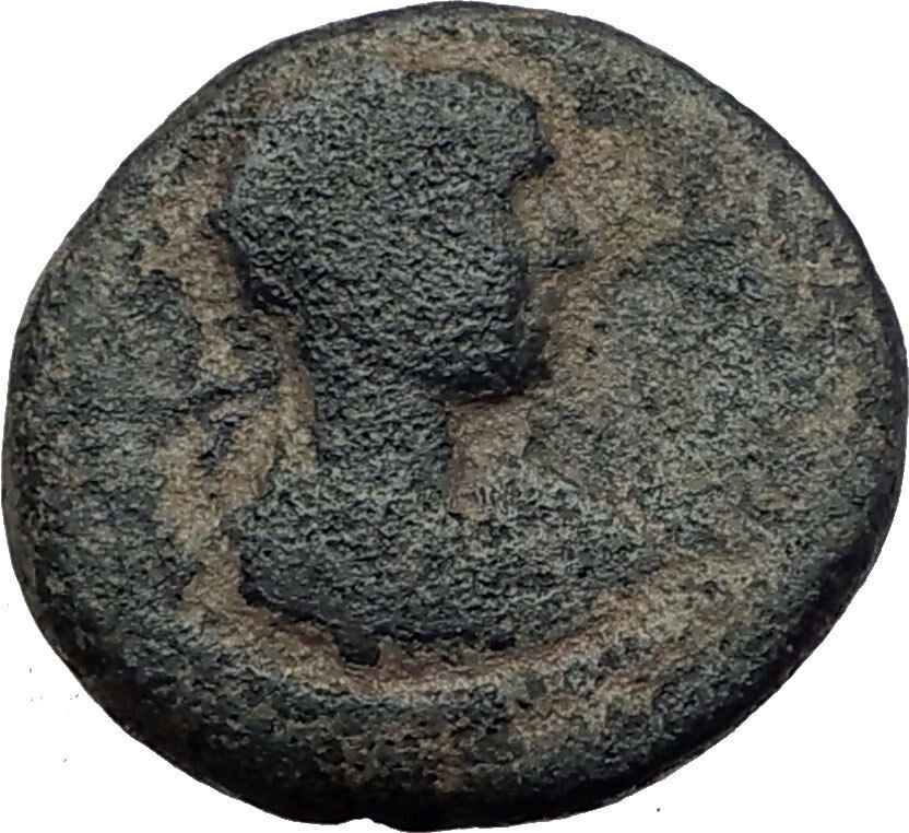 ELAGABALUS 218AD Jerusalem as Roman AELIA CAPITOLINA Ancient Coin RARE i64135