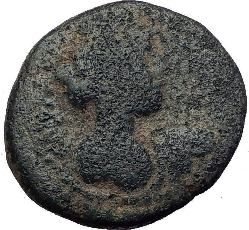 ELAGABALUS 218AD Jerusalem as Roman AELIA CAPITOLINA Ancient Coin RARE i64135