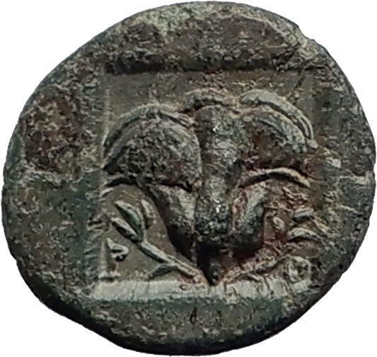 RHODES Island off Caria 190BC RARE R2 Authentic Ancient Greek Coin HELIOS i64814