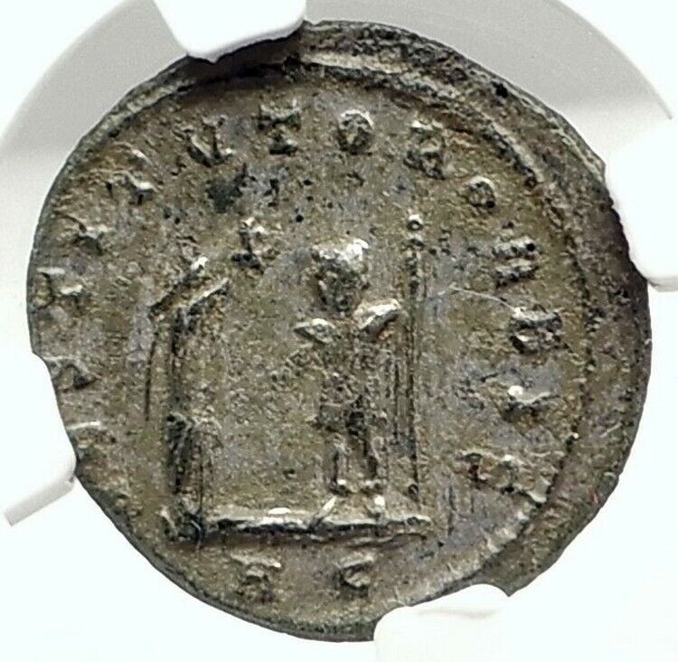 AURELIAN Authentic Ancient 272AD Genuine Original Roman Coin VICTORY NGC i76295