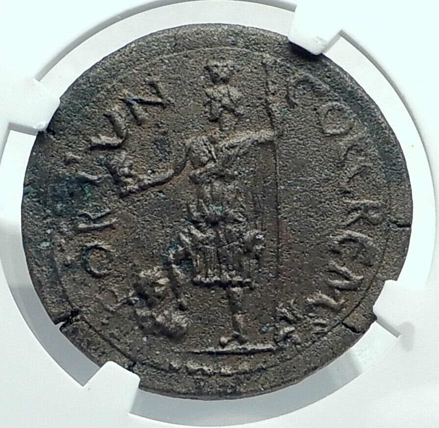 AURELIAN Authentic Ancient 270AD CREMNA PISIDIA Rare Roman Coin TYCHE NGC i78672