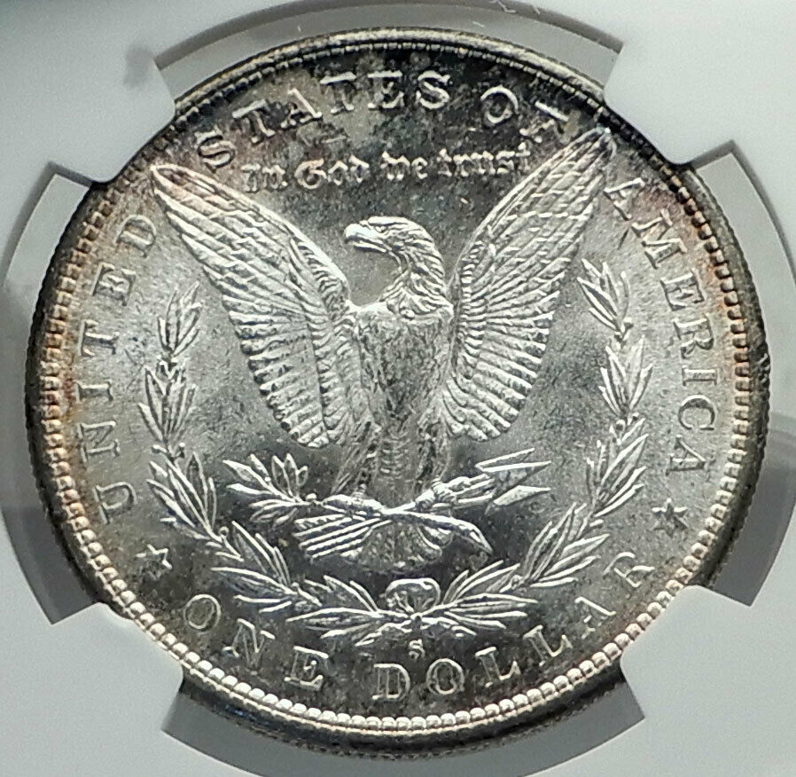 1881 UNITED STATES of America SILVER Morgan US Dollar Coin EAGLE NGC MS i79612