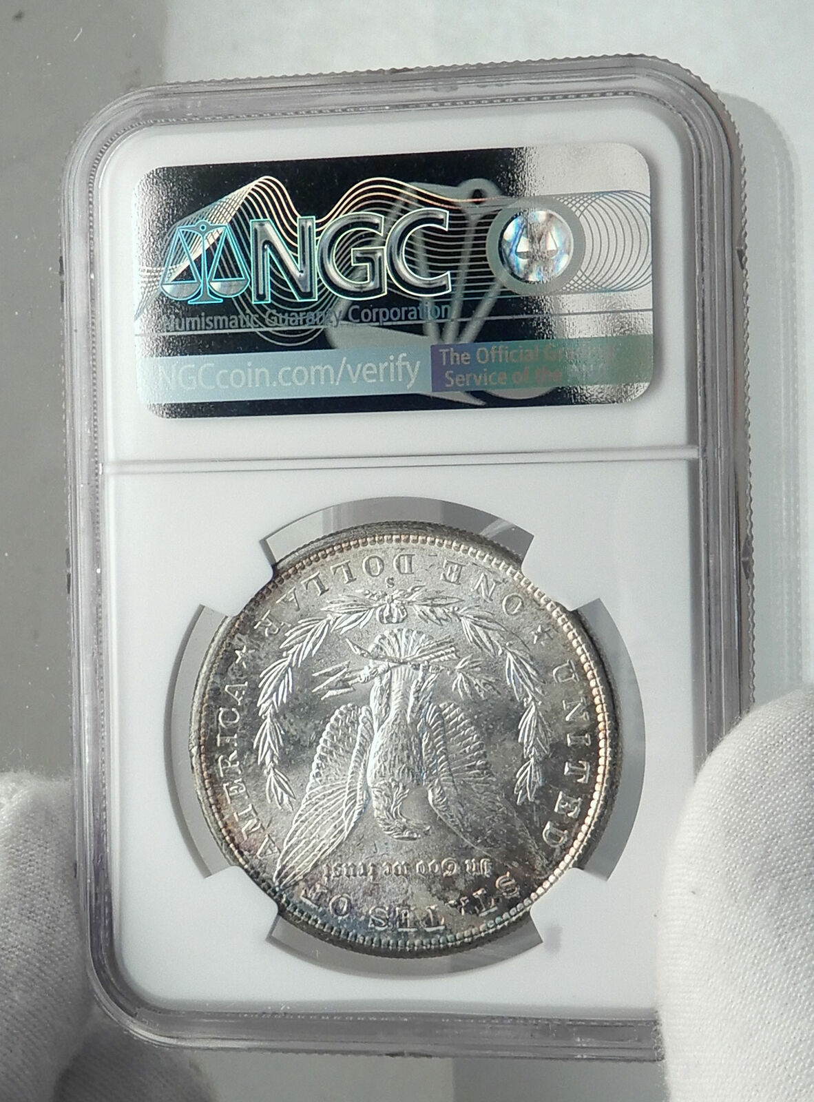 1881 UNITED STATES of America SILVER Morgan US Dollar Coin EAGLE NGC MS i79612