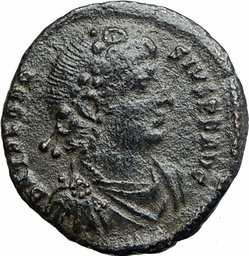 THEODOSIUS I the GREAT379AD Authentic Ancient Roman Coin Constantinopolis i80227