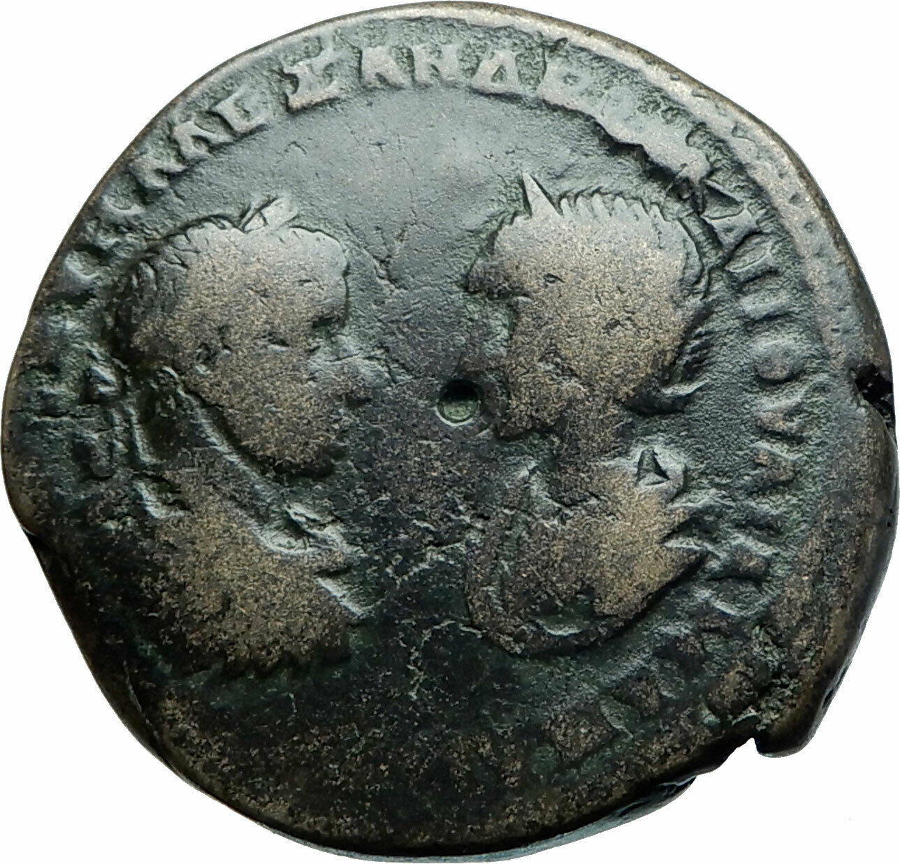 SEVERUS ALEXANDER & JULIA MAMAEA Marcianopolis Ancient Roman Coin DEMETER i78914