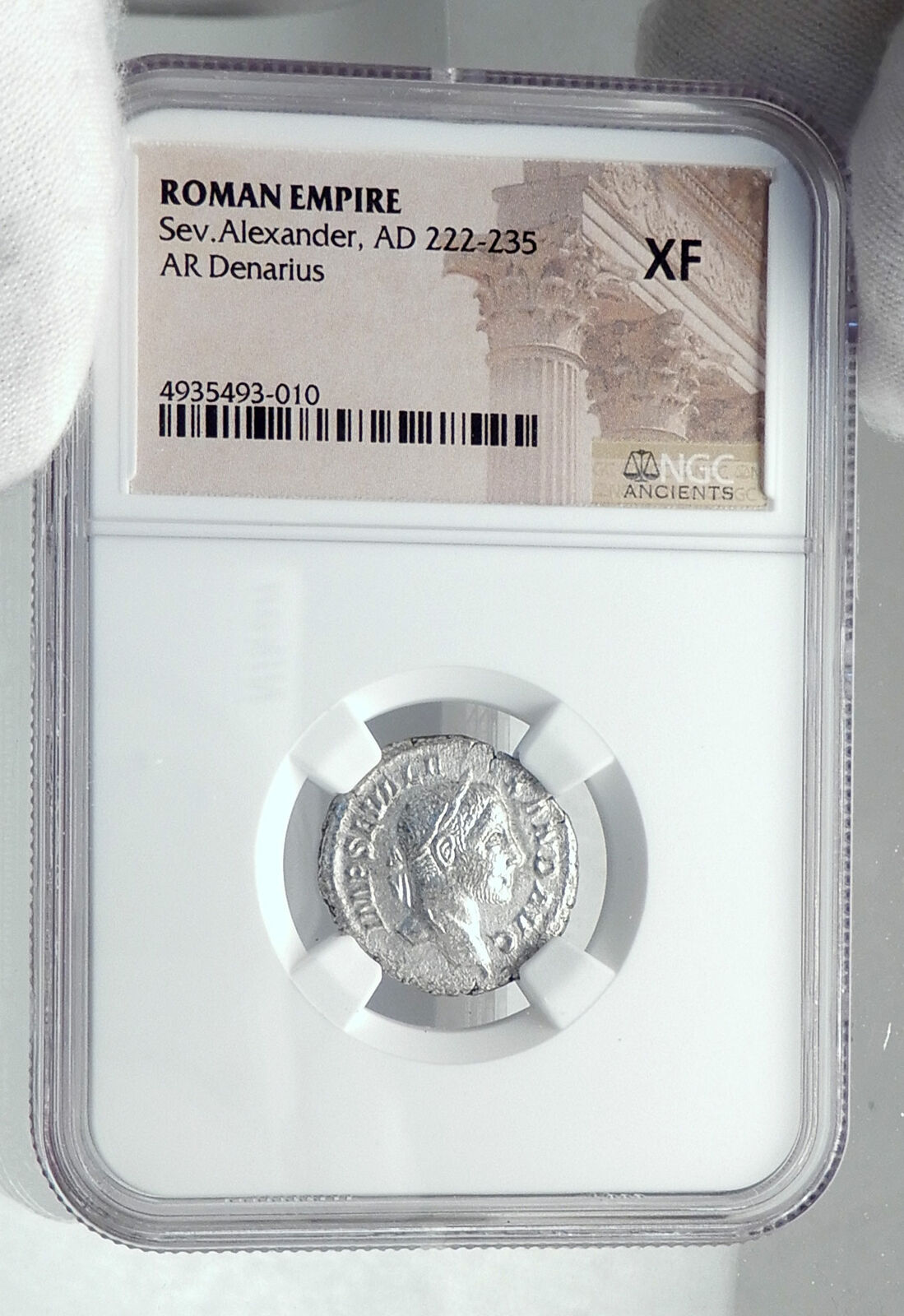 SEVERUS ALEXANDER Authentic Ancient 230AD Rome Genuine Roman Coin NGC i81158