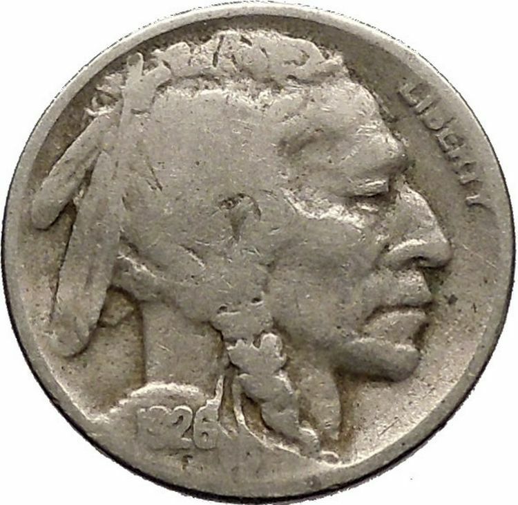 1926D BUFFALO NICKEL 5 Cents of United States of America USA Antique Coin i43682