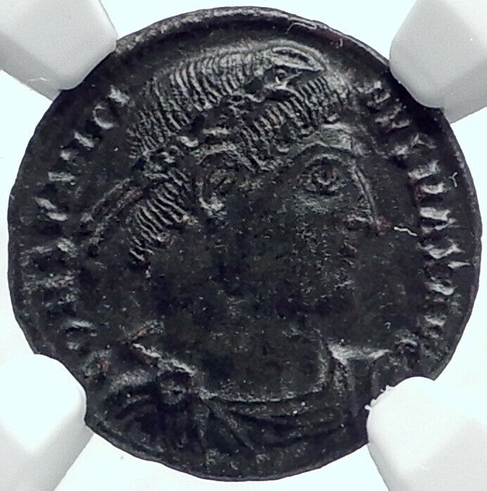 CONSTANTINE I the GREAT Authentic Ancient 333AD Roman Coin w SOLDIERS NGC i81924