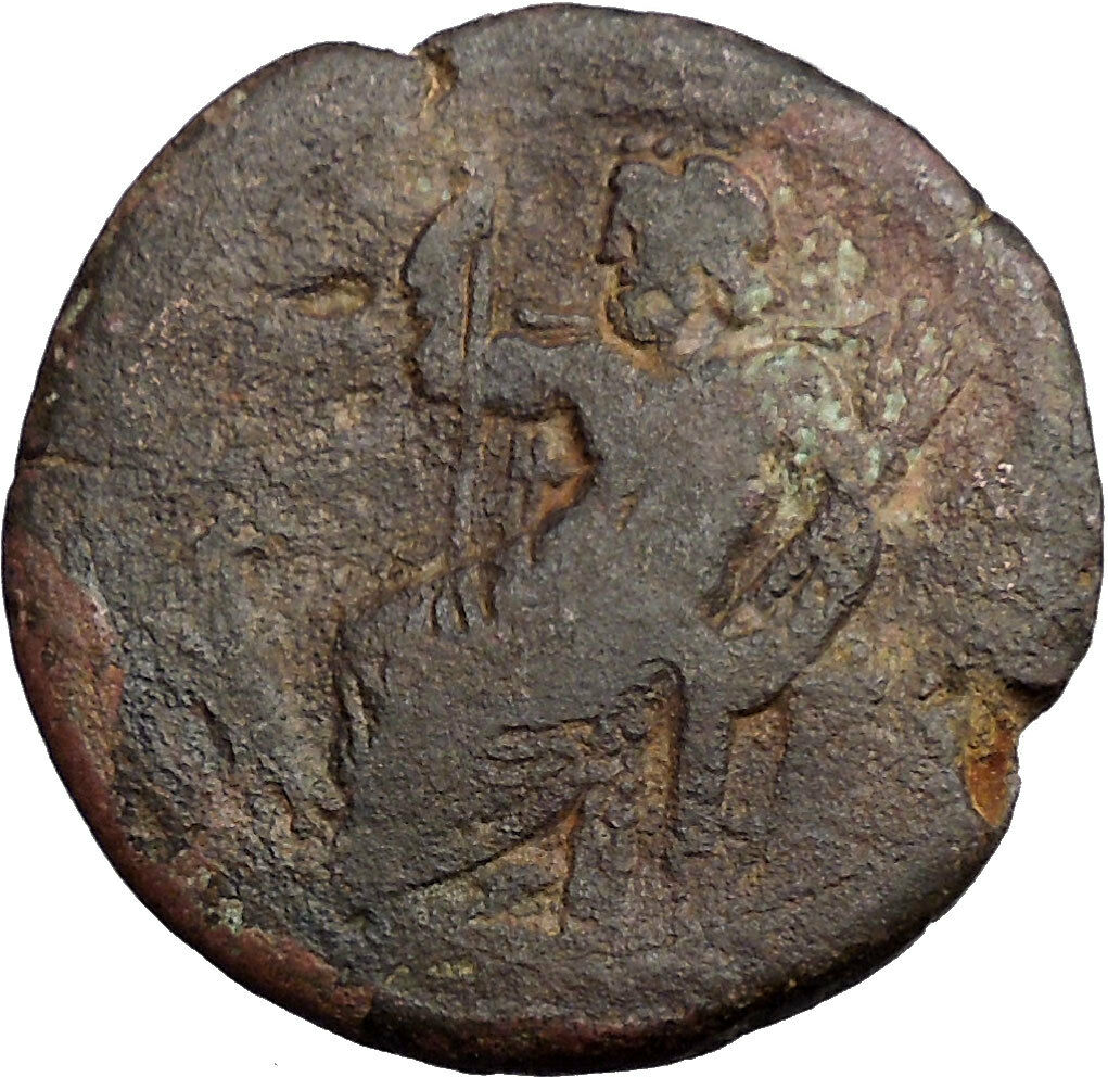 HADRIAN 134AD RARE Ancient Roman Coin ZEUS Cult Eagle Egypt Alexandria i31024