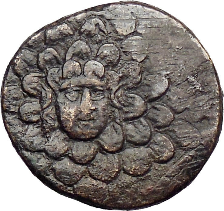 Amisos Time of Mithradates VI 119BC Ancient Greek Coin Nike Gorgon i30065