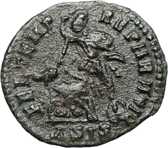 CONSTANTIUS II Constantine the Great son Ancient Roman Coin Horse man i24705