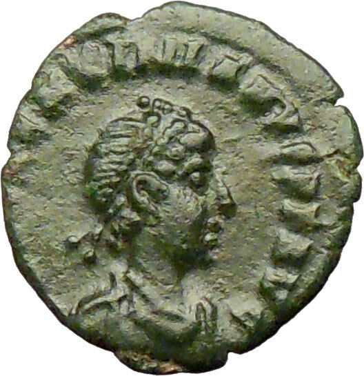 VALENTINIAN II 388AD Ancient Roman Coin Victory w trophy Very Rare i29279