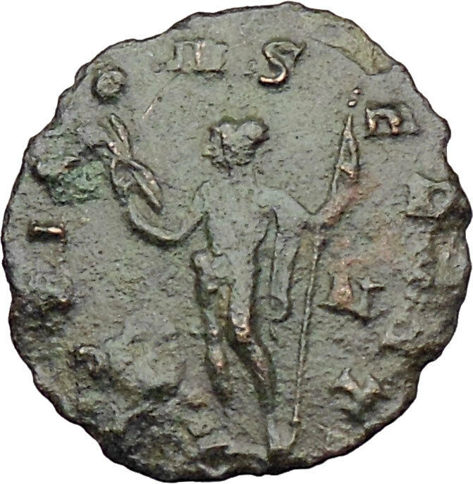 Gallienus son of Valerian I Ancient Roman Rare Coin Zeus Jupiter Cult i29978