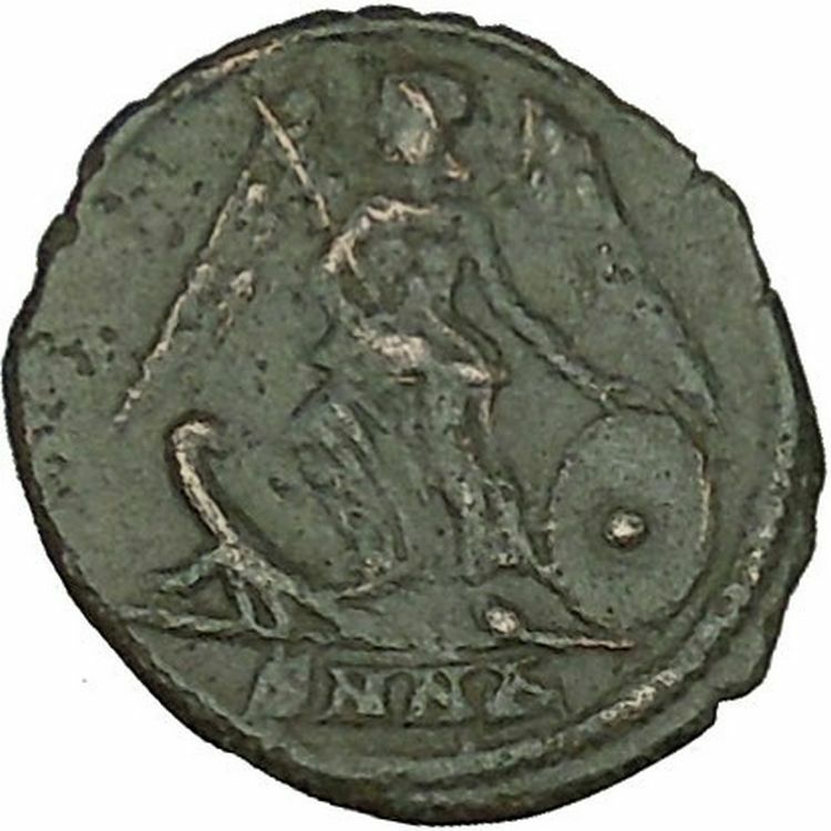 Constantine The Great founds Constantinople Ancient Roman Coin Victory i40038