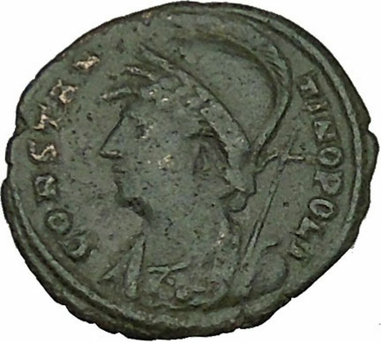 Constantine The Great founds Constantinople Ancient Roman Coin Victory i40038