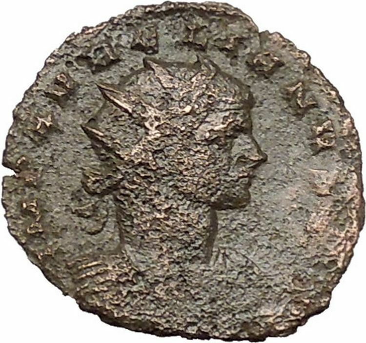 Aurelian with Roma seated 272AD Authentic Ancient Roman Coin i40804