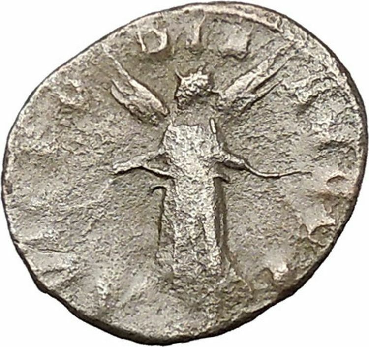 Gallienus Valerian I son Authentic Ancient Roman Coin Victory Cult i40794