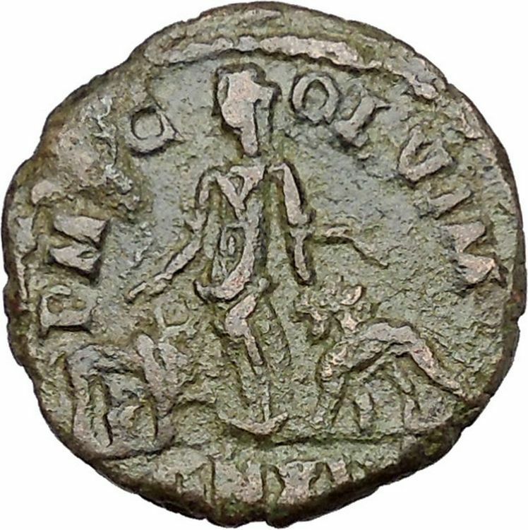 TREBONIANUS GALLUS 251AD Rare Roman Coin Viminacium Legion Bull & Lion i41058