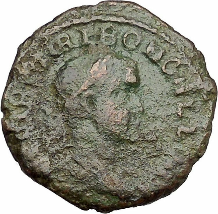 TREBONIANUS GALLUS 251AD Rare Roman Coin Viminacium Legion Bull & Lion i41058