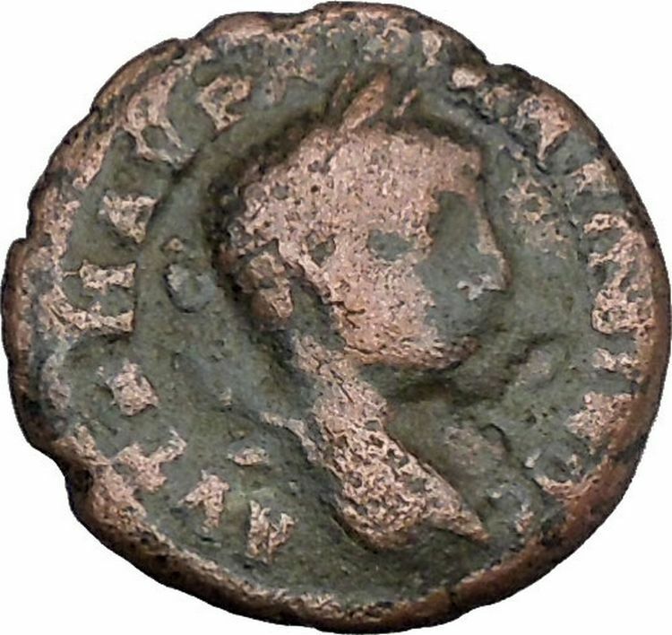 ELAGABALUS 218AD Neocorate Philippopolis Thrace Serpent Tripod Roman Coin i45216