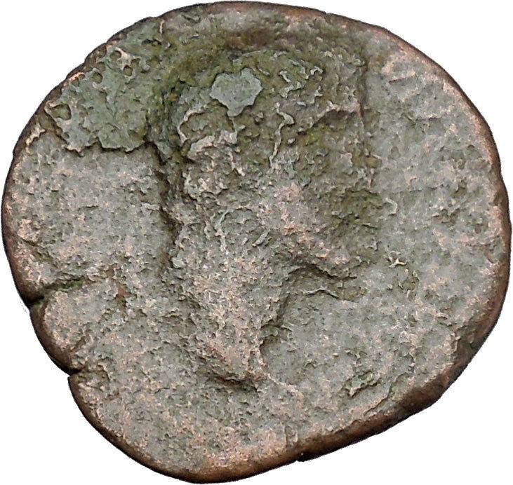 Antoninus Pius Marcus Aurelius Father 155AD Ancient Coin Pax Peace Cult i45716